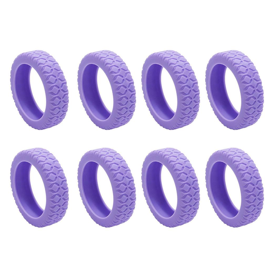 8 шт. Дорожные чемоданы Колесные чехлы Противоскользящие Износостойкие Силиконовые Бесшумные Защитные чехлы для ручной клади Колесная втулка