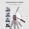 Manbily VH 1 Compact Video Fluid Head Pan Tilt Tripod Head Panorama Ballhead Tripod Mount Aluminum Alloy 3kg 6.61lbs