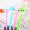 School Season 10pcs 0.5mm Creative Cream Rabbit Gel Pen Cute Pen Cartoon Office Stationery School Supplies Water-based Signature Pen