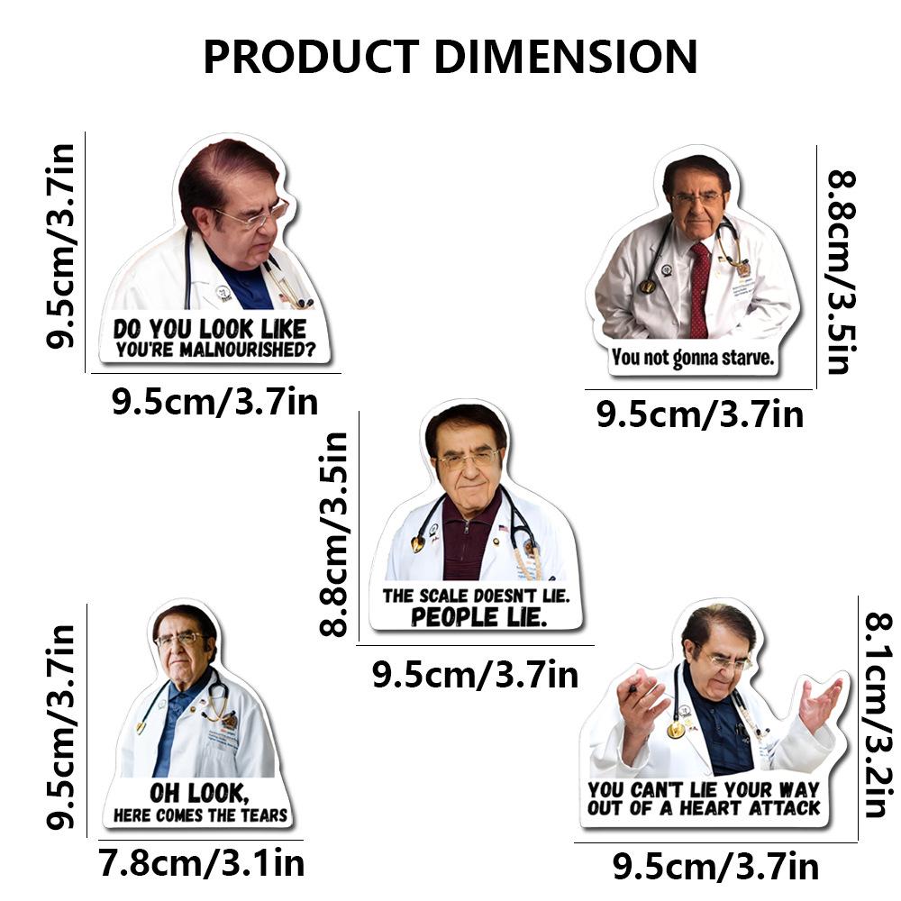Доктор. Забавная жалоба Навзарадана Магнитная наклейка на холодильник - Декоративный магнит из ПВХ