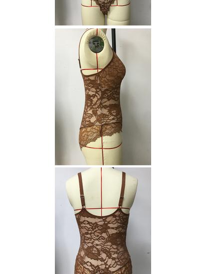 Летнее кружевное пуш-ап боди для женщин