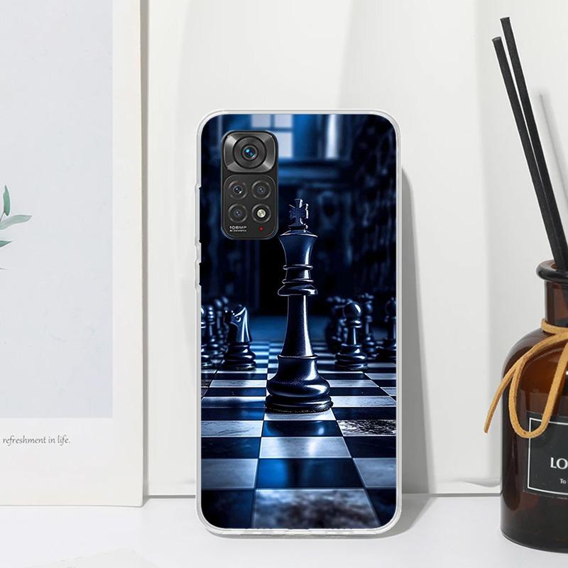 Competitive Chess Game Phone Case For Xiaomi Redmi Note 15 13 14S 14 Pro Plus 12S 11S 10S 12 11E 10 11T Art Fundas Back Cover Re