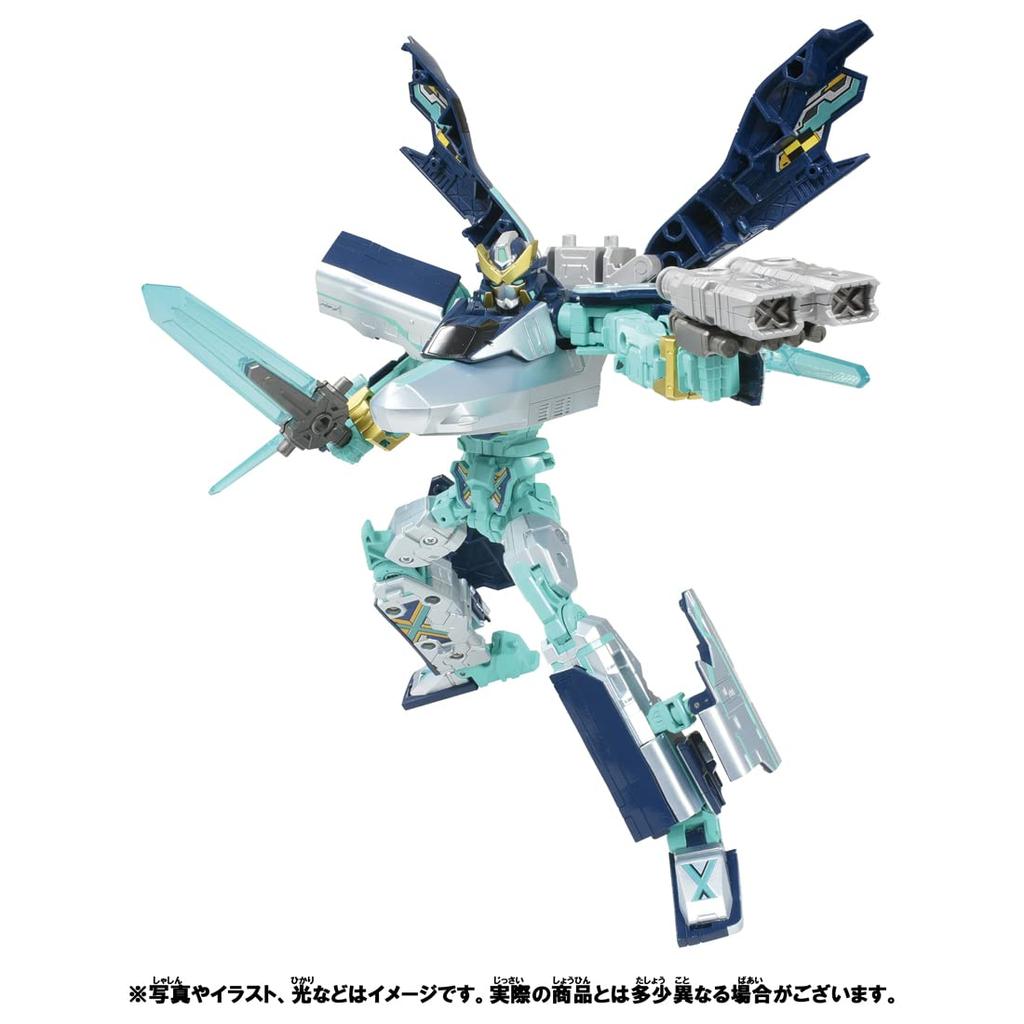 Takara Tomy Plarail Shinkansen Transforming Robot Shinkalion Z Shinkalion Z Train Toy 3 and Alpha-X (Ages up)