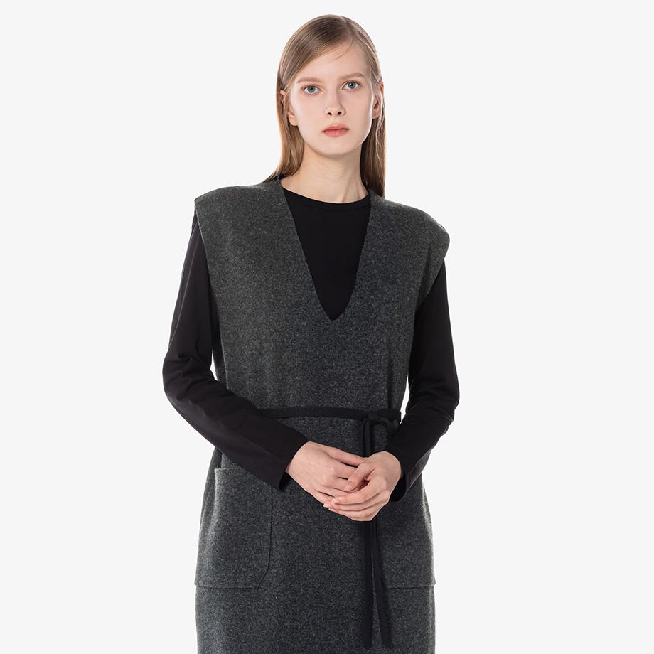 [lacoste] Women's V-Neck Sleeveless Dress EF194E-54N050