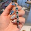 Dopamine Bracelet Simulation Paraiba Simple Green Gold White Multi-color Colorful Treasure New Women