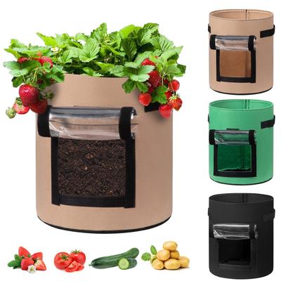 DIY Картофель GrowPlanter Фетровая Ткань Посадка Контейнер Сумка Утолщает Садовый Горшок