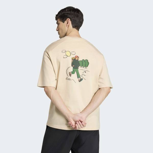 Adidas Hiking Graphic T shirT Doodle Kb4900