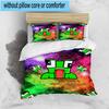 3PCS Space Un-speakable Adventure 3pcs Bedding,Including 3PCS Duvet Cover And 2pcs Pillowcases Perfect for Christmas,Ideal for Bedroom, Dormitory