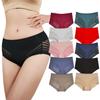 Women Cheeky Lace Panties High Waist Underpants Sexy Black Temptation Lingerie Intimates Female Plus Size L-4XL Briefs Underwear