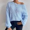 Autumn Winter O-neck Solid Sweater Women Pullover Casual Loose Sweater Fashion Top Women Clothes Jumpers 29420