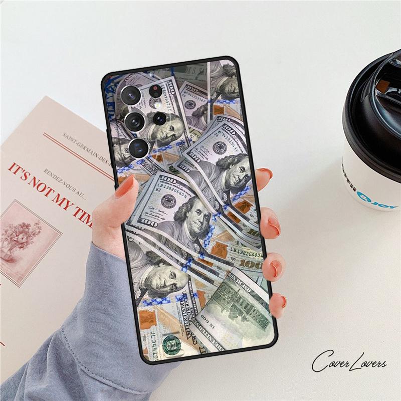 Доллары Деньги чехол для телефона Для Samsung Galaxy S24 S25 S23 S22 Ultra Note 10 20 Plus S20 S21 FE Cover