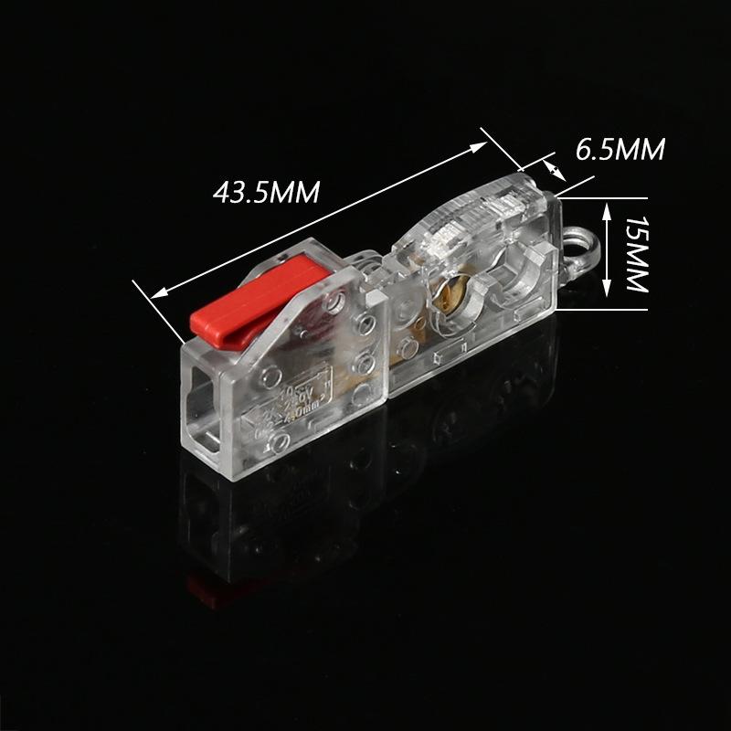 10 ШТ. бесплатный быстрозажимной клеммник для разветвления проводов специальный зажим для световой проводки без зачистки проводов
