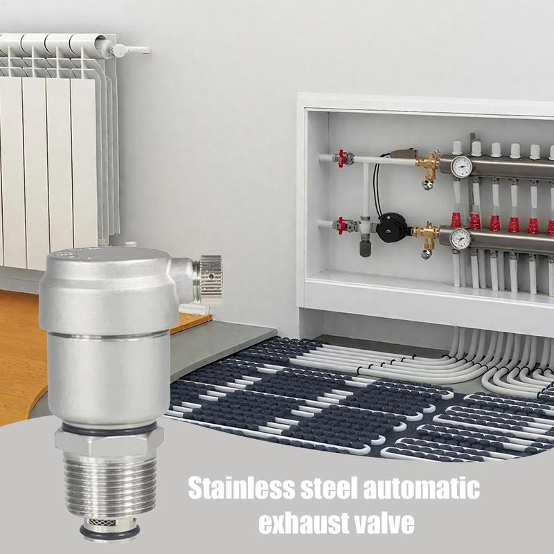 Automatic Air Bleed Vent Automatic Vent Valve Water Heater Replacement Parts For Generator Hydronic HVAC Solar Automotive Marine