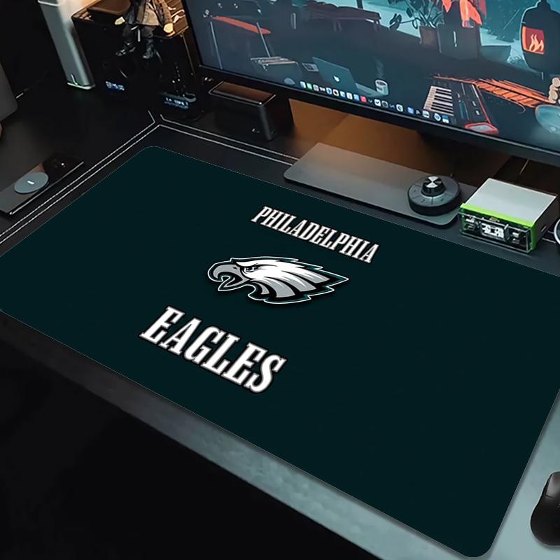 Philadelphia Eagles Mouse Pad Large Gaming Table Cushion Nonslip Laptop Tablet Big Mousepad Xxl Mat Mini Pc Playmat With Lock Edge