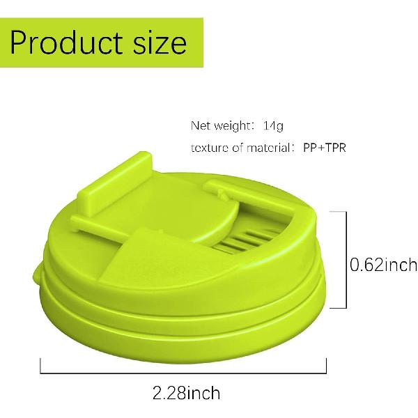 4 Pack Soda Can Covers Beer Beverage Can Covers Reusable Leakproof Drink Can Lids Protector for Beer, Juice & Soft Drink Beverage (Blue & Yellow)