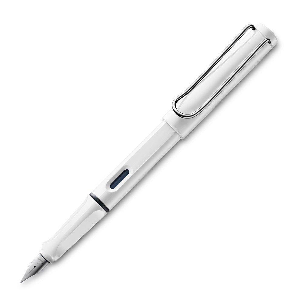 LAMY Safari Fountain Pen F White (L19WHF)