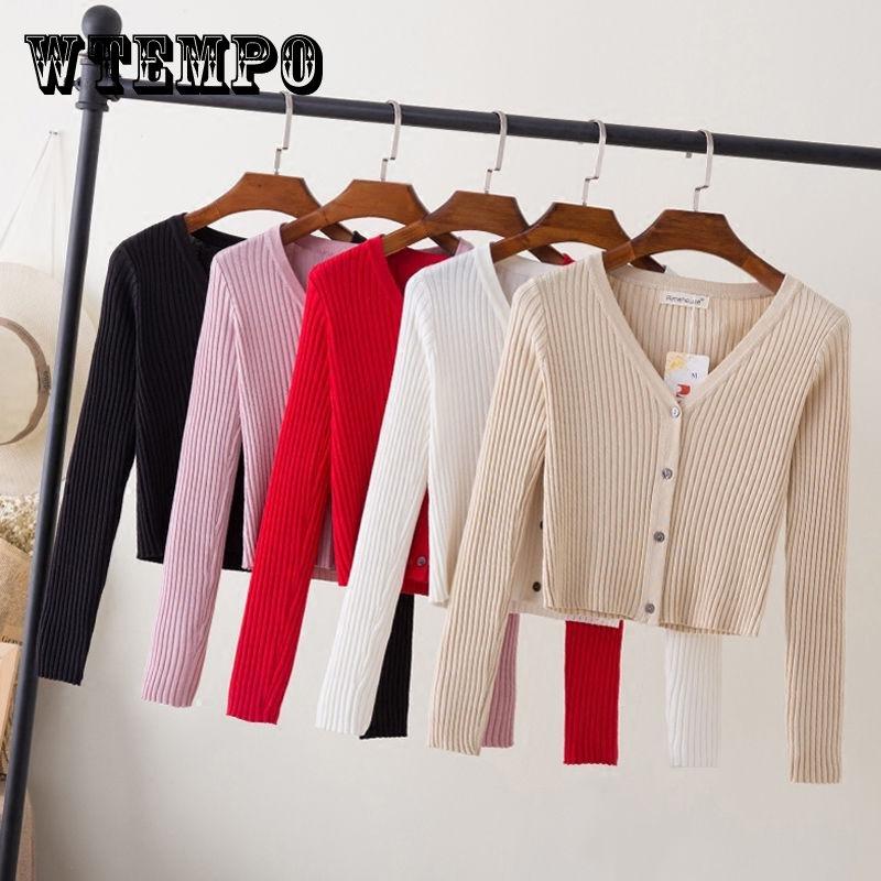 Новые женские кардиганы, свитер 2020, модный тонкий женский вязаный свитер с длинными рукавами и пуговицами, с v-образным вырезом, свитер, пальто, весна-осень