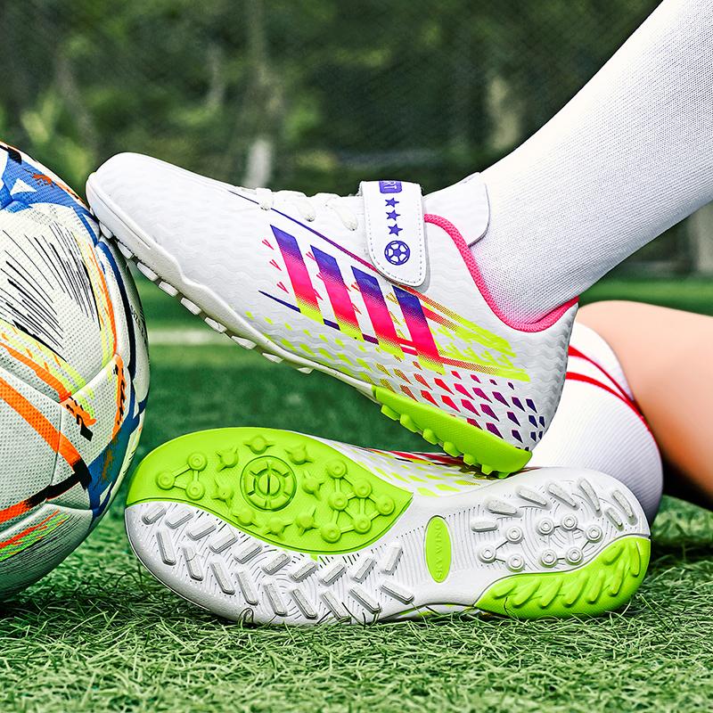 Футбольные бутсы для детей, футбольные бутсы для школы, бутсы для игры в траву, кроссовки для мальчиков и девочек, спортивная обувь для тренировок на открытом воздухе
