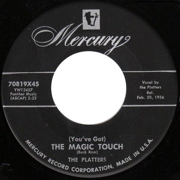 7-дюймовые ПЛАСТИНКИ - (У тебя есть) The Magic Touch / Winn 70819X45 Mercury 1956 US Рок Б/У