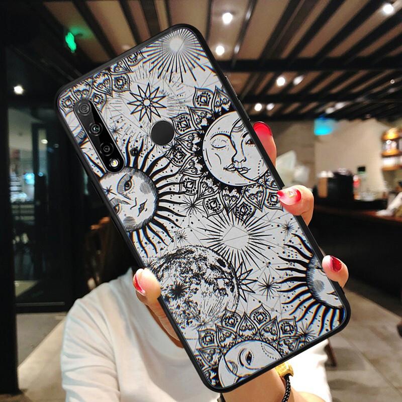 Волшебный чехол для телефона Sun Moon Witches Moon Tarot для Huawei P50 Pro P30 P40 Lite P40Pro P20 lite P10 Plus Mate 20 Pro Mate20 X