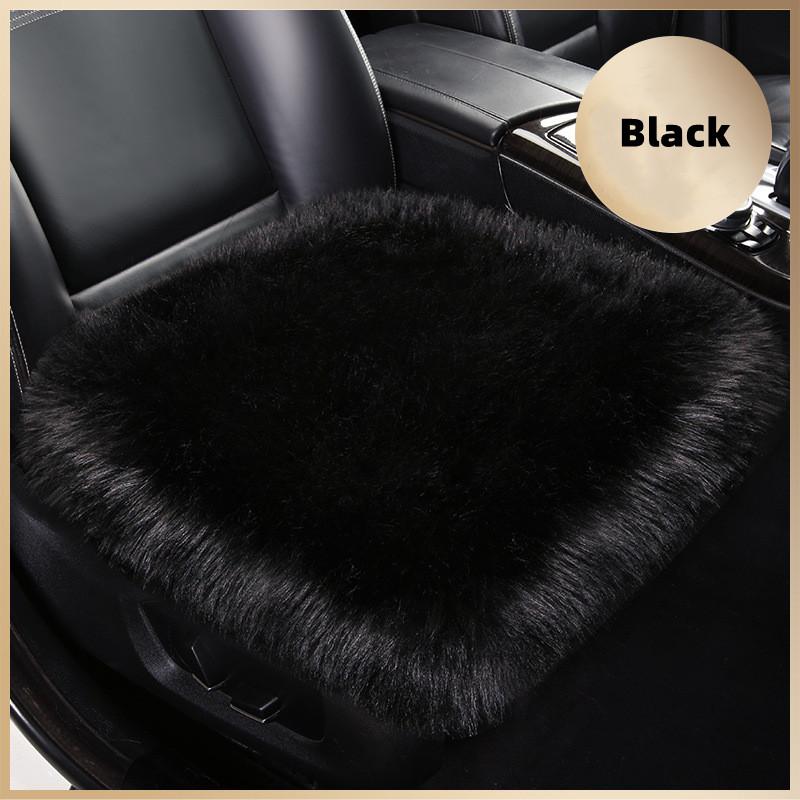 1 шт. чехол для автомобильного сиденья из искусственного меха, плюшевый зимний белый универсальный автомобильный интерьерный коврик из искусственной шерсти, теплый и роскошный плюшевый коврик