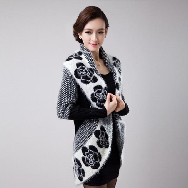 Женский свитер, кардиганы, повседневный теплый женский вязаный свитер