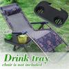 Portable Folding Camping Picnic Outdoor Beach Garden Chair Side Tray For Drink
