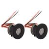 2 PCS Small LED Spotlights 1W 80LM Aluminum Recessed Mini Spot Lamp Ceiling Downlight for Dressing