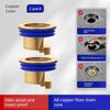 Submarine-Style All-Copper Extended Drain Core with Stainless Steel Extension Pipe, Anti-Odor Repair Tool, Special Inner Core