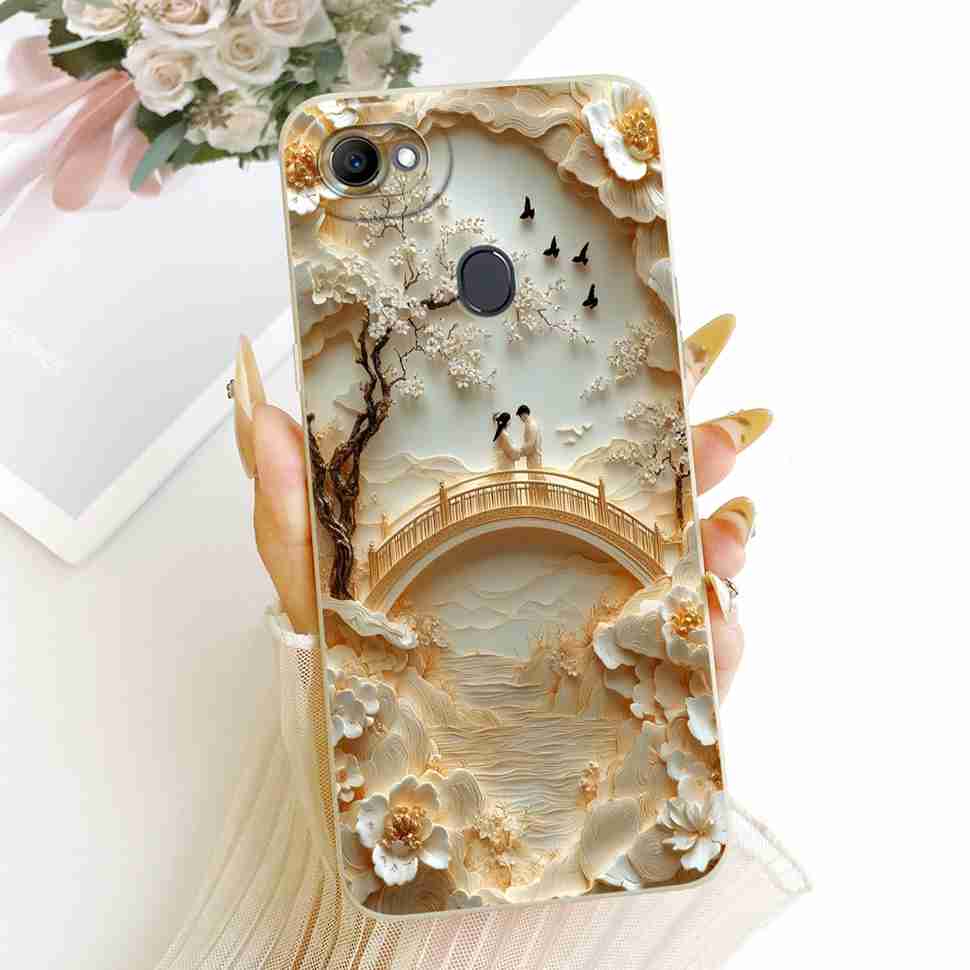 Beautiful Flowers Case For Oppo F7 Case CPH1819 CPH1821 Soft Silicone Fundas Phone Cases For Oppo F7 F 7 4G Cover Fundas