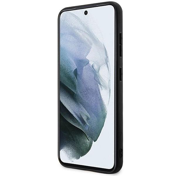 Чехол для Bmw Bmhcs23M22Rdpk S23+ S916 — черная кожа с текстурой и полосками