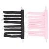 Heatless Curling Ribbon 2 Pcs Big Wavy Fluffy Curling Hair Sleep Curling Hair Headband Pink Black