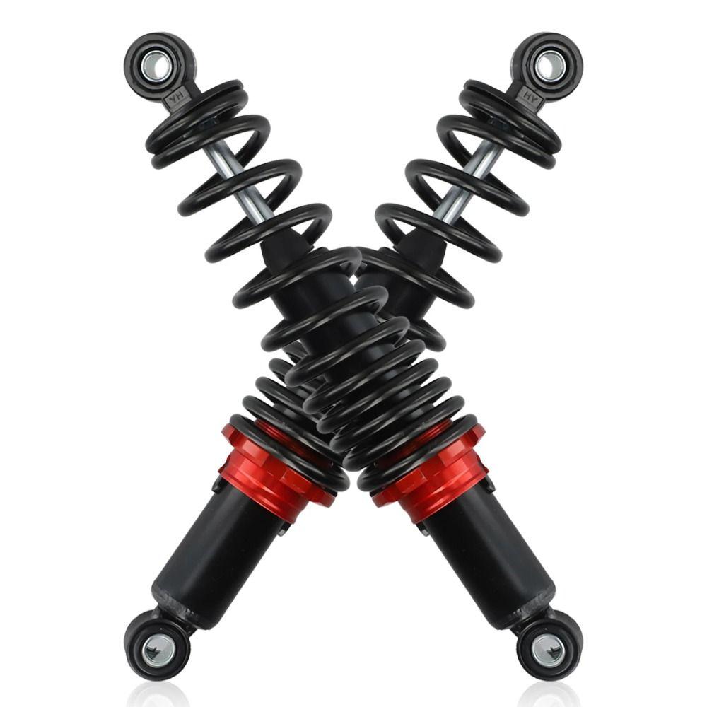 2Pcs Adjustable Motorcycle Shock Absorber Wear-resistant Hydraulic Rear Shocks Bicycles