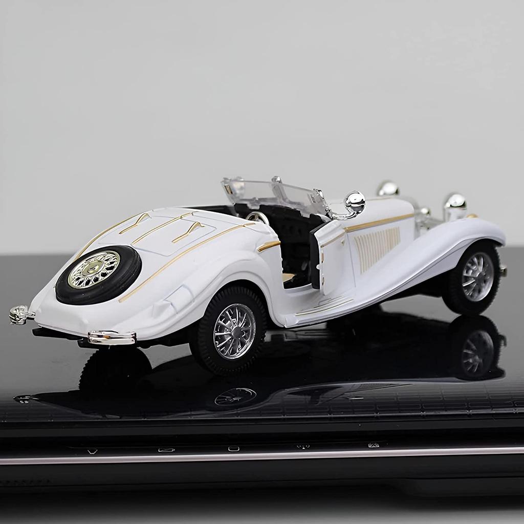 1:28 масштабов Benz 500K, откидной литой металл, антикварные классические модели автомобилей, коллекционные игрушки, подарки (Длина 6,5 дюйма/16,8 см)