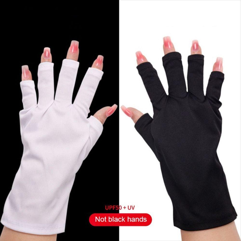 1Pair Hand Protector Anti UV Radiation Gloves Nail Lamp Protection Gloves for Nail UV LED Lamp