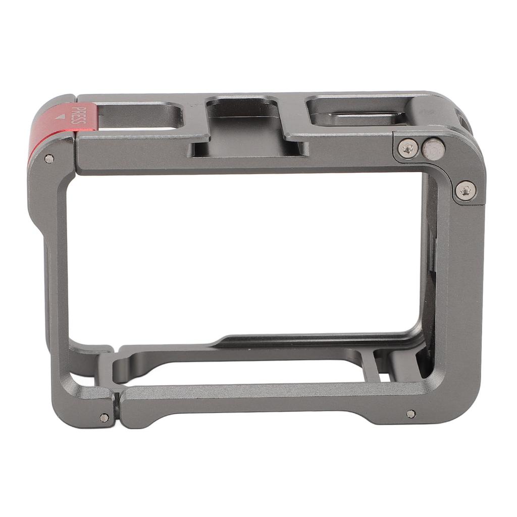 Action Camera Cage with Magnetic Base Anti Slip Pad Easy Disassembly Aluminum Alloy Protective Frame