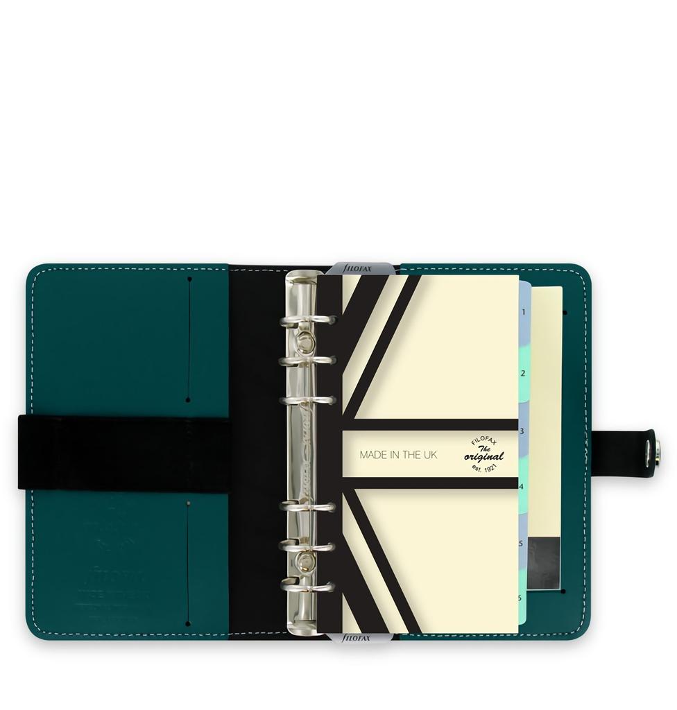 Filofax Original System Organizer Bible, Dark Aqua, 17-022382, Officially Imported