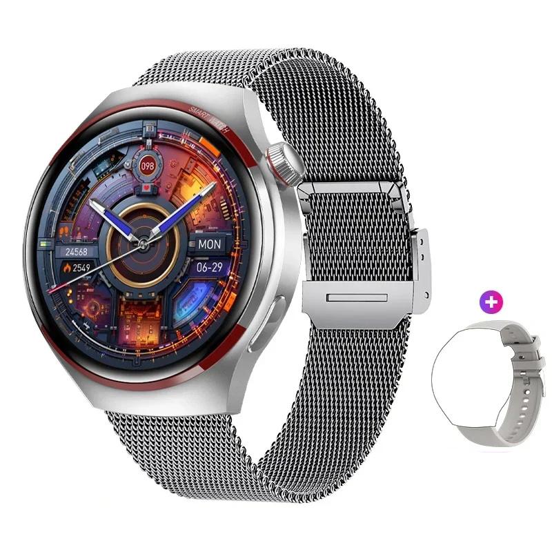 2024 Новые оригинальные часы 4 Pro, мужские деловые часы GT4, GPS, спортивный трекер, AOMLED, HD-экран, NFC, Bluetooth, умные часы с вызовом