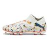 Puma Future 7 Match Creativity Удобные футбольные бутсы с круглым носком Мужские футбольные бутсы Оранжевые Синие 107845-01