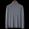 Мужской свитер с высоким воротником из 100% кашемира