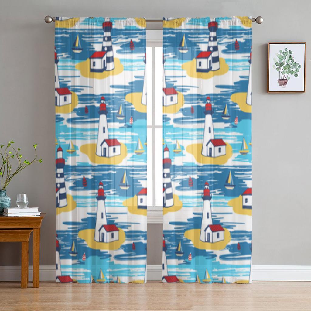 Синий Серый Абстрактная Художественная Текстура Вуаль Прозрачные Шторы Гостиная Окно Шифон Тюль Шторы Кухня Спальня Шторы Домашний Декор