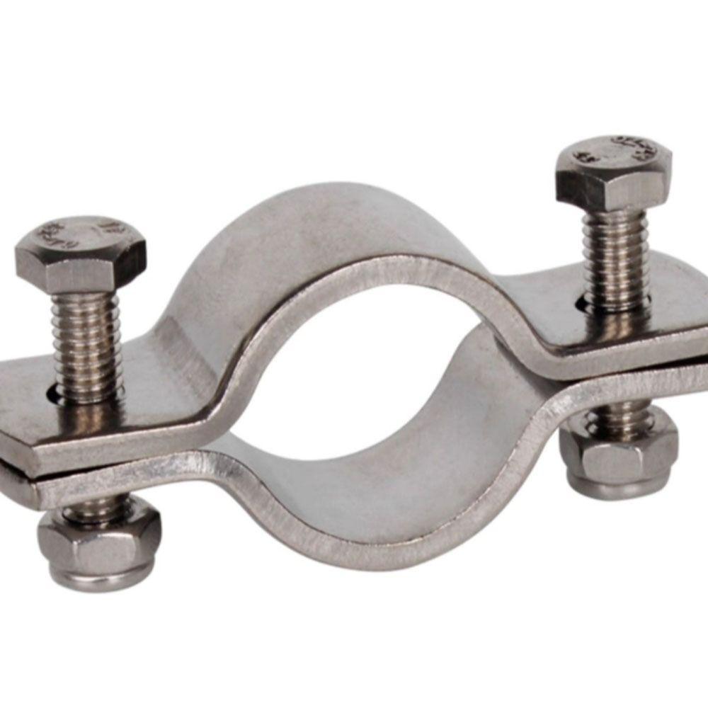 1Pcs Thickened Flat Clamp Pipe Hanger Bracket Clamp Tube Support Clip for Plumbing Support