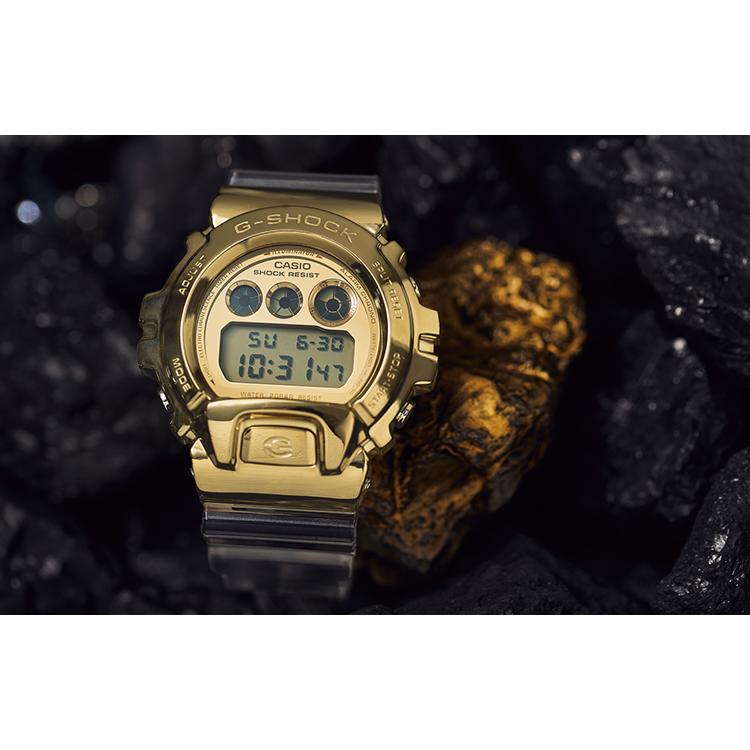Casio Мужские Часы Полностью Металлические Серия Золотые GM-6900SG-9PR GM-6900SG-9PR