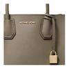 Michael Kors Кожаная сумка-аккордеон Mercer Solid Lock Crossbody Shoulder Bag Средний размер Женские сумки Цвет: Армейский зеленый 30S0GM9M6L-ARMY-GREEN