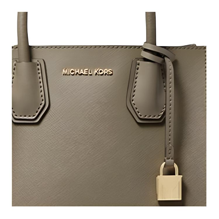 Michael Kors Кожаная сумка-аккордеон Mercer Solid Lock Crossbody Shoulder Bag Средний размер Женские сумки Цвет: Армейский зеленый 30S0GM9M6L-ARMY-GREEN