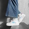 Nike Детские кроссовки Air Force 1 LV8 GS Digital Swoosh Белый Многоцветный Черный CW1577-100
