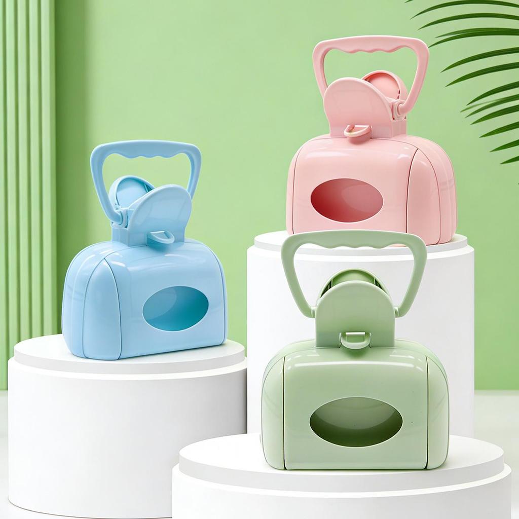 Pet Poop Scooper: Long Handle, Portable Dog Waste Picker for Outdoor Walks