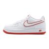 Air Force 1 GS White Picante Red Детские кроссовки Aura Blue-Tint Aluminium DV7762-101
