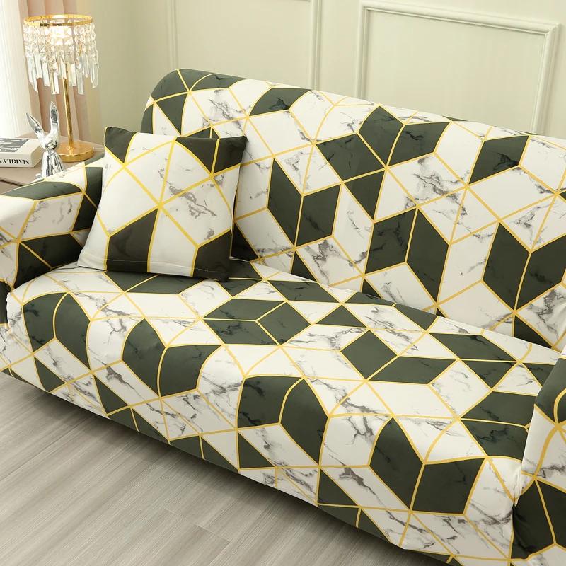 Чехол для дивана LANMOLIFE Stretch Чехлы для диванов с принтом Чехлы для диванов на 1/2/3/4 места Моющиеся чехлы для диванов с подушками Универсальные чехлы для мебели