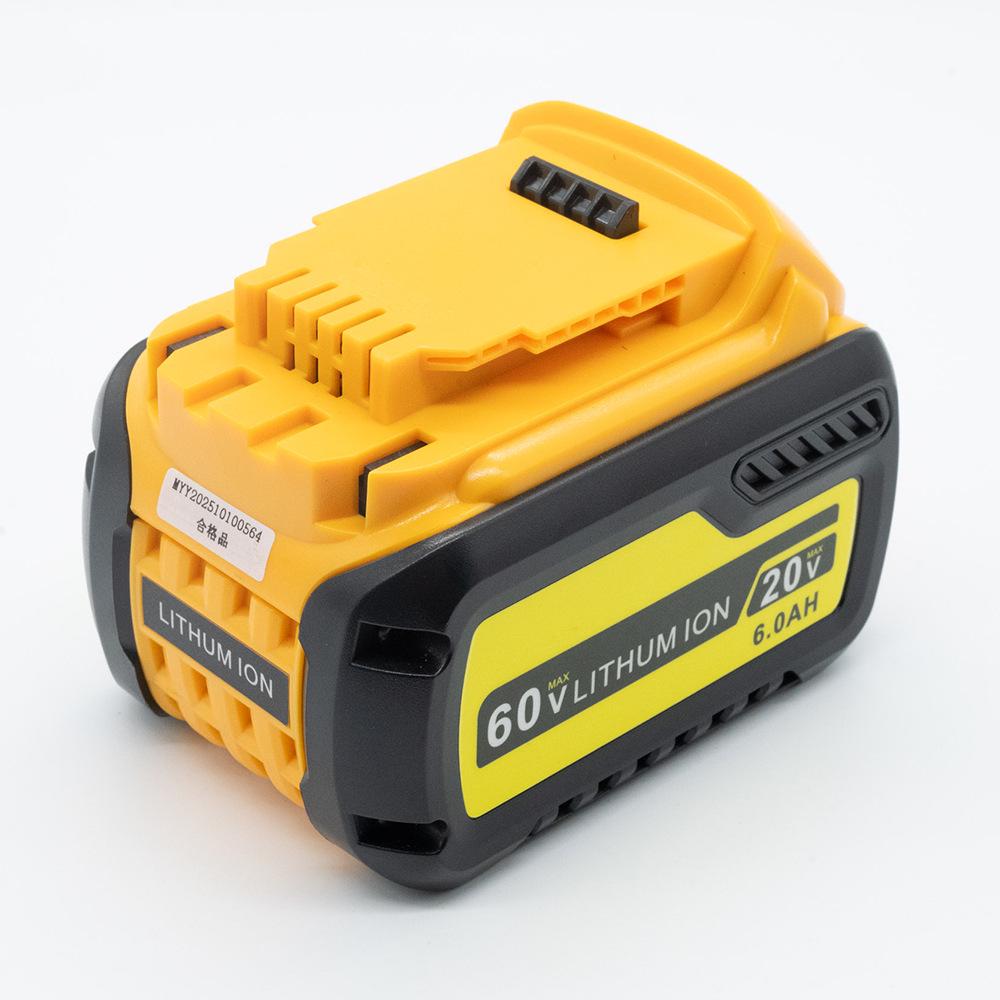 Совместимая батарея 6.0A для инструментов DeWalt 20V-60V